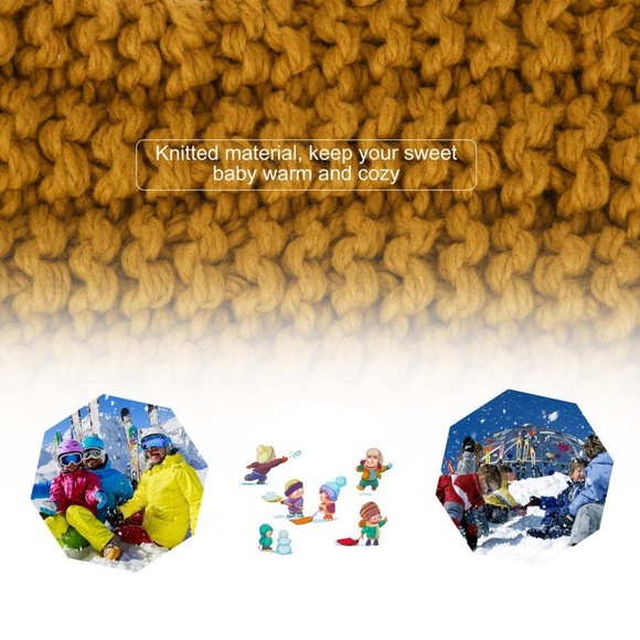 Kids Winter Hat Scarf Dinosaur - Picture 5 of 7